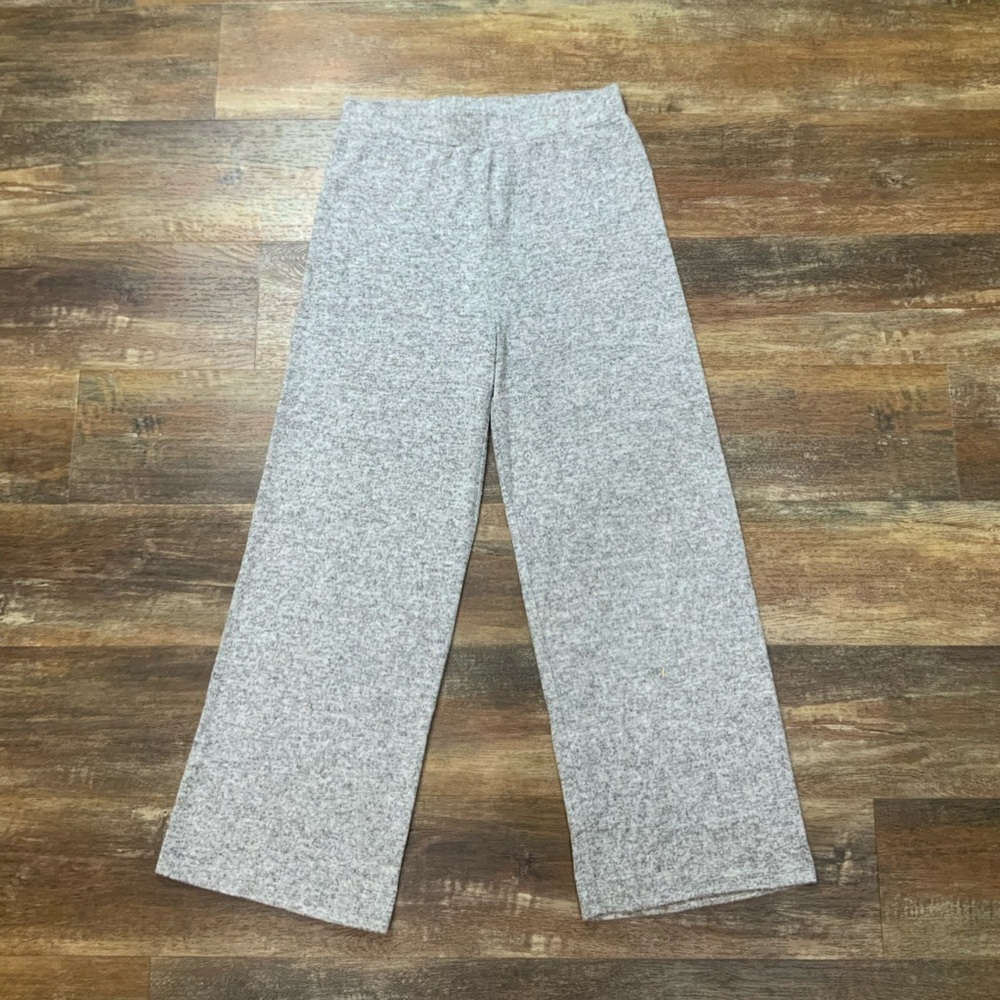 Venus Grey Wide Leg Buttery Soft Pull Up Pants Size Large